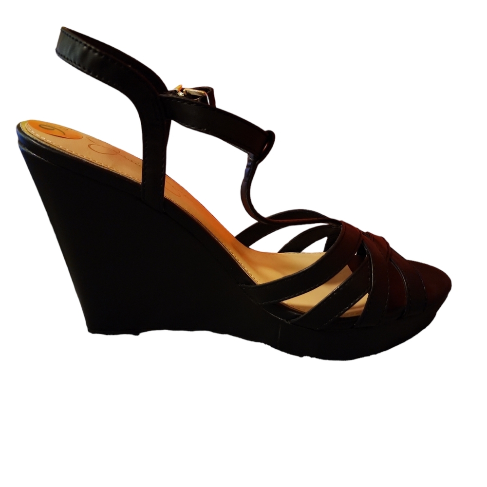 Jessica Simpson Wedge T-Strap Heel
